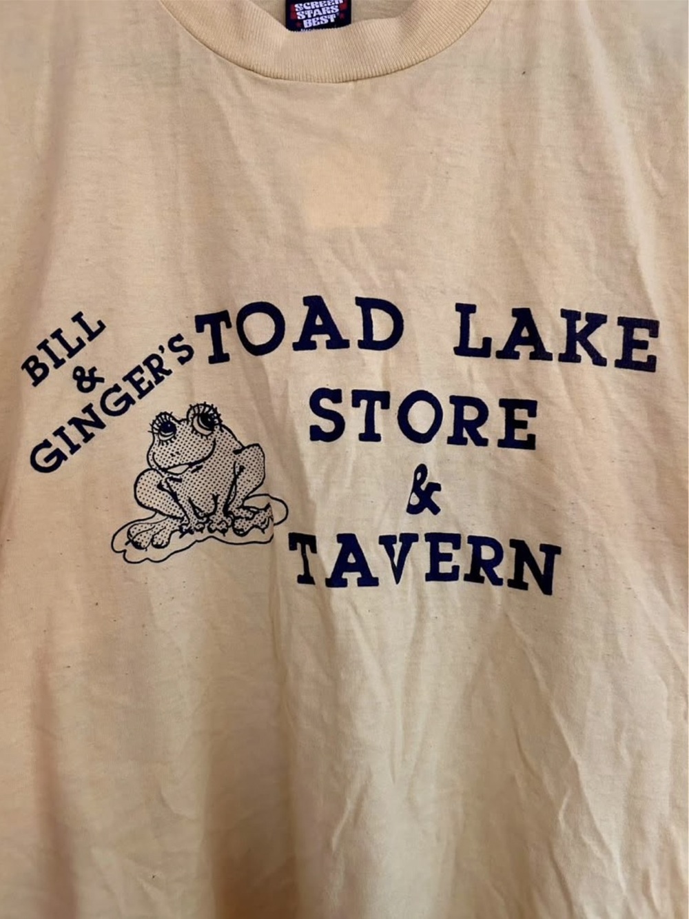 Vintage Toad Lake Frazee Minnesota Tee